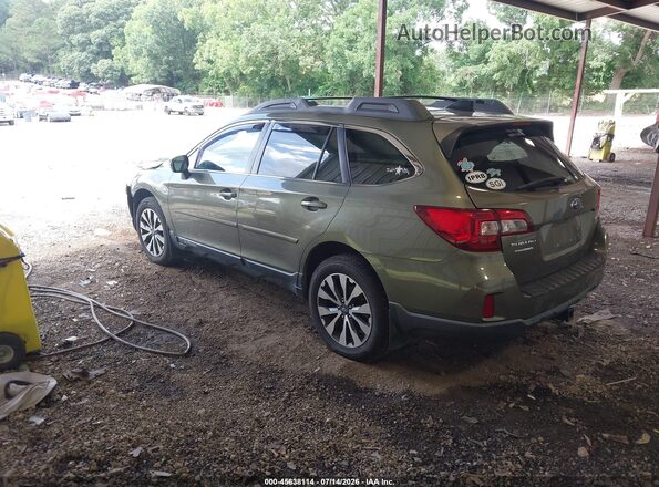 4S4BSENC2G3203978 2016 SUBARU OUTBACK Зеленый Задняя левая четверть