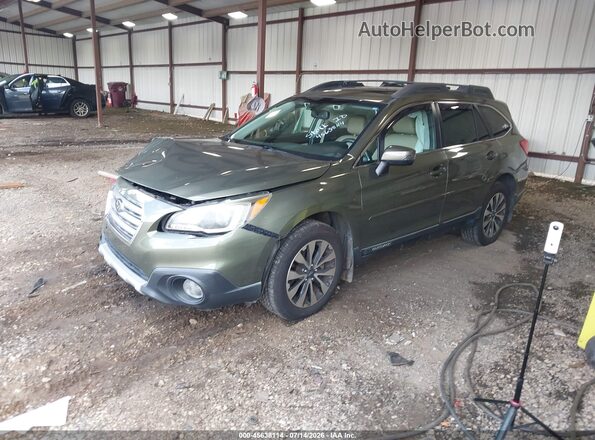 4S4BSENC2G3203978 2016 SUBARU OUTBACK Зеленый Передняя левая четверть