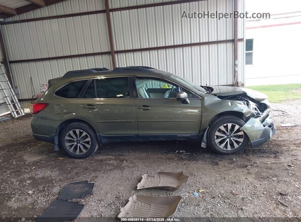 4S4BSENC2G3203978 2016 SUBARU OUTBACK Зеленый Вид задней части салона
