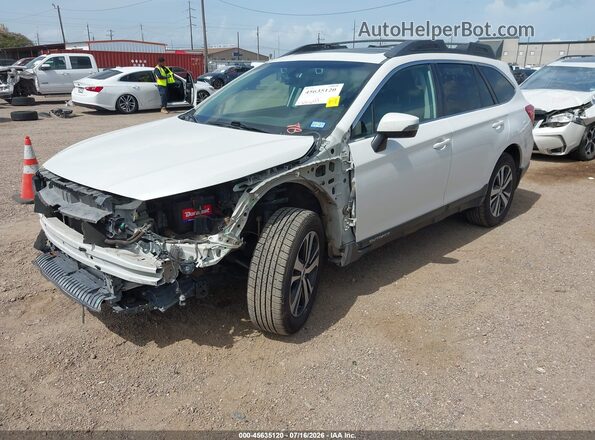 4S4BSENC2H3236092 2017 SUBARU OUTBACK White წინა მარცხენა ხედი სამი მეოთხედიდან