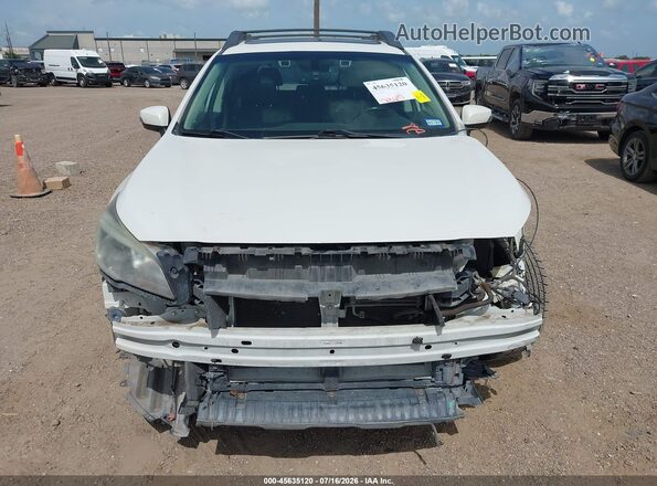 4S4BSENC2H3236092 2017 SUBARU OUTBACK White უკანა სალონის ხედი