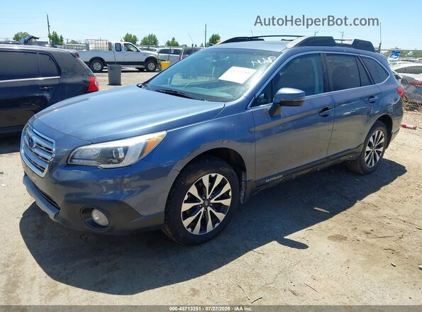 4S4BSENC2H3314421 2017 SUBARU OUTBACK Синий Передняя левая четверть