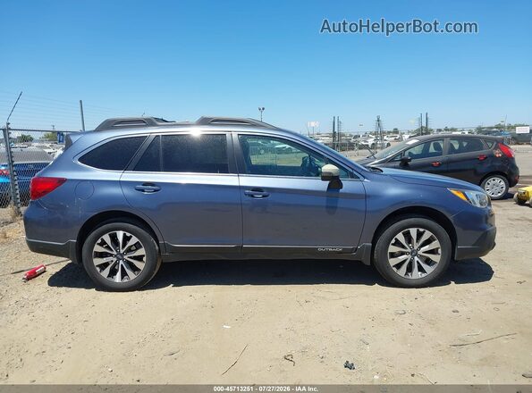 4S4BSENC2H3314421 2017 SUBARU OUTBACK Синий Вид задней части салона
