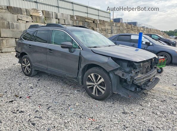 4S4BSENC2J3296864 2018 SUBARU OUTBACK Gray Przód prawy