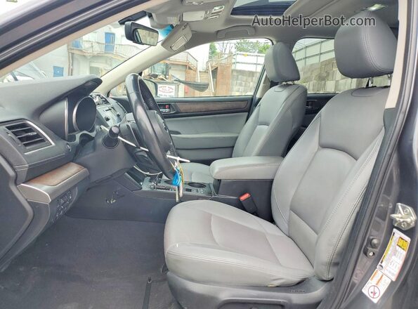 4S4BSENC2J3296864 2018 SUBARU OUTBACK Gray Widok wnętrza z przodu