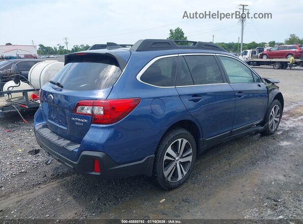 4S4BSENC2K3387182 2019 SUBARU OUTBACK Blue Задня права чверть