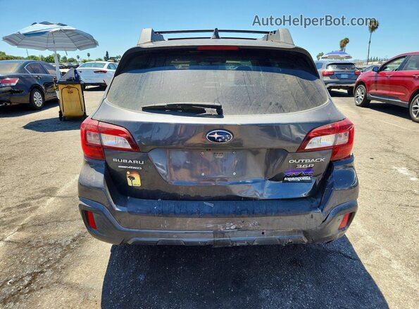 4S4BSENC3J3344162 2018 SUBARU OUTBACK Gray უკანა ხედი