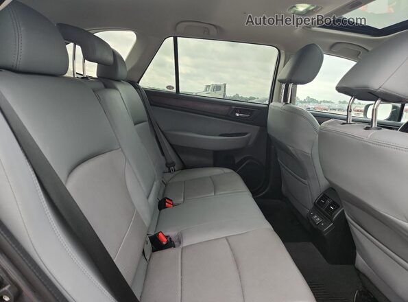 4S4BSENC3K3279590 2019 SUBARU OUTBACK Gray Widok wnętrza z tyłu