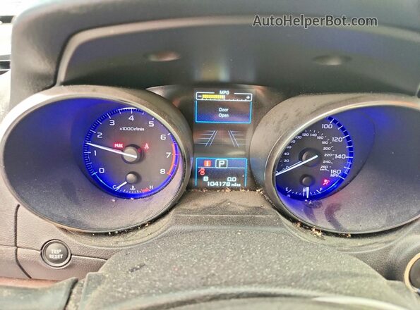 4S4BSENC4G3252275 2016 SUBARU OUTBACK White Vista del cuadro de instrumentos