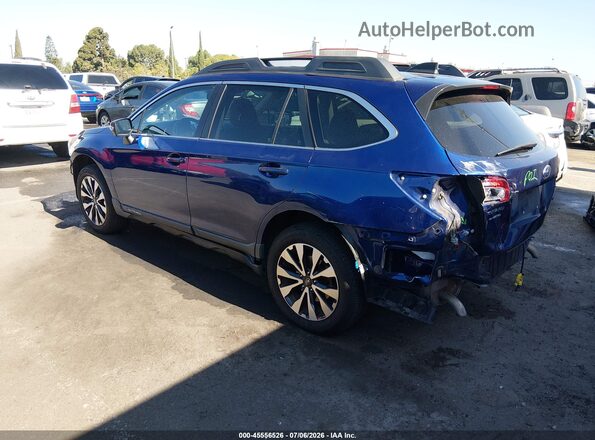 4S4BSENC4G3265382 2016 SUBARU OUTBACK Blue უკანა მარცხენა