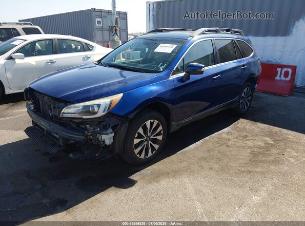 4S4BSENC4G3265382 2016 SUBARU OUTBACK Blue წინა მარცხენა ხედი სამი მეოთხედიდან