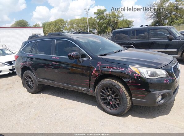 4S4BSENC4H3283835 2017 SUBARU OUTBACK Black Vista interior trasera