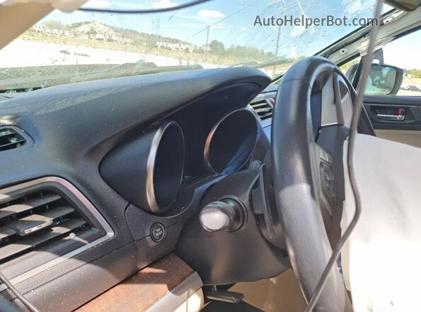 4S4BSENC5H3225345 2017 SUBARU OUTBACK White Սարքավորումների վահանակի տեսք