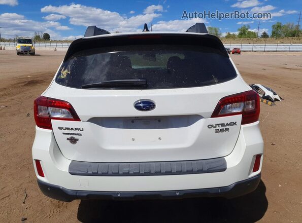 4S4BSENC5H3225345 2017 SUBARU OUTBACK White Հետևի տեսք