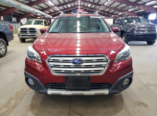 4S4BSENC5H3292611 2017 SUBARU OUTBACK Red Vista frontal