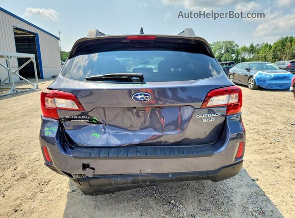 4S4BSENC5H3292852 2017 SUBARU OUTBACK Gray Rear view