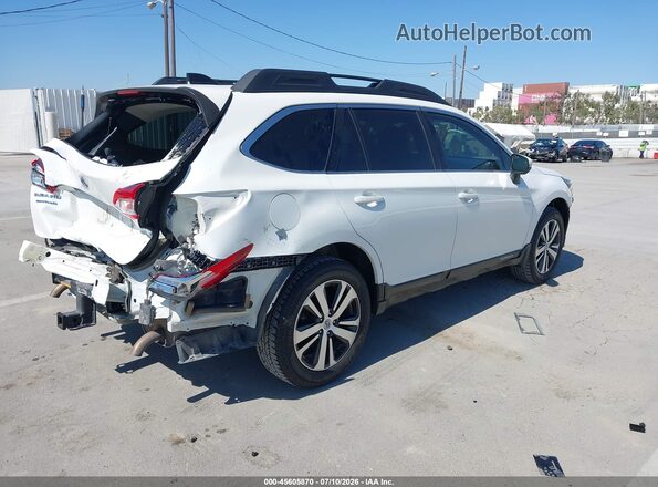 4S4BSENC5J3360007 2018 SUBARU OUTBACK White Задня права чверть