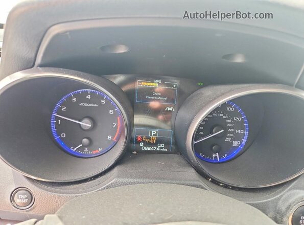 4S4BSENC5K3293037 2019 SUBARU OUTBACK White Instrument cluster view