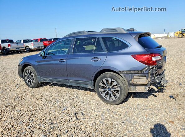 4S4BSENC6H3262579 2017 SUBARU OUTBACK Синий Задняя левая четверть