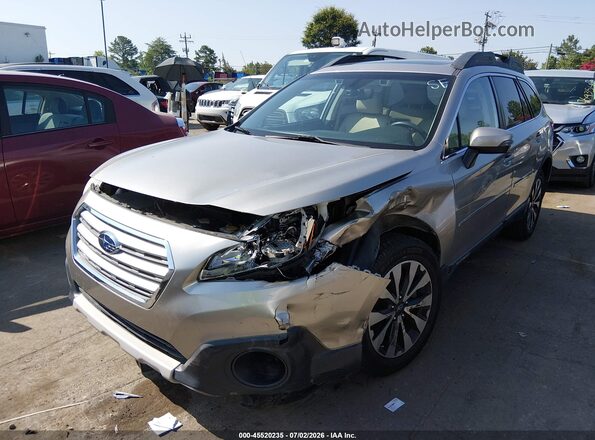 4S4BSENC6H3283609 2017 SUBARU OUTBACK Champagne Vista tres cuartos delantera izquierda