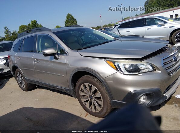 4S4BSENC6H3283609 2017 SUBARU OUTBACK Champagne Vista interior trasera