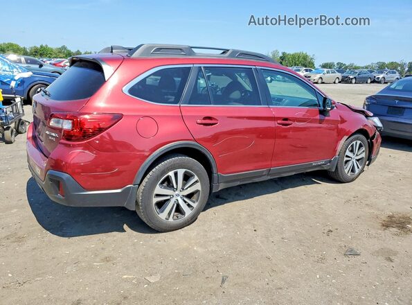 4S4BSENC6J3202792 2018 SUBARU OUTBACK Red უკანა მარჯვენა