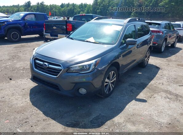 4S4BSENC6J3218488 2018 SUBARU OUTBACK Gray Առջևի ձախ երեք քառորդ տեսարան