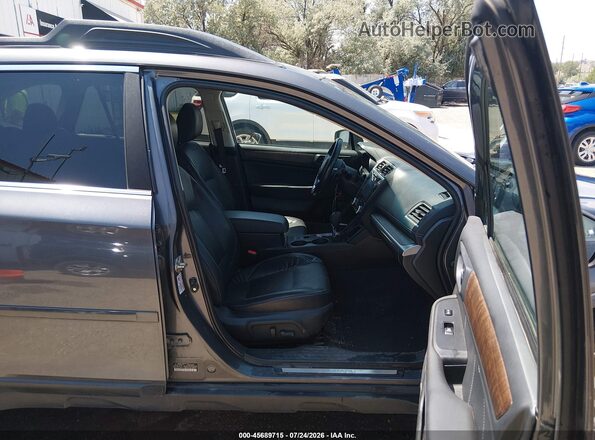 4S4BSENC6J3331373 2018 SUBARU OUTBACK Gray წინა სალონის ხედი