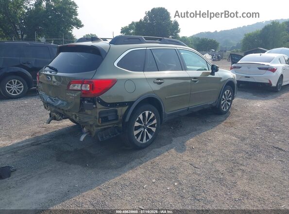 4S4BSENC7G3204866 2016 SUBARU OUTBACK Green Задня права чверть