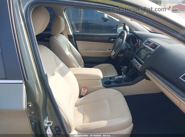 4S4BSENC7G3204866 2016 SUBARU OUTBACK Green Вид салону спереду