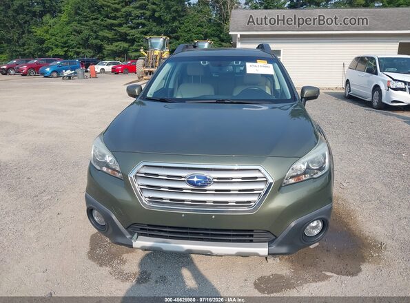 4S4BSENC7G3204866 2016 SUBARU OUTBACK Green Вид задньої частини салону