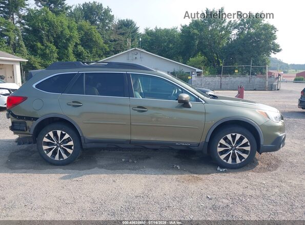 4S4BSENC7G3204866 2016 SUBARU OUTBACK Green Панорамний вид салону 360°