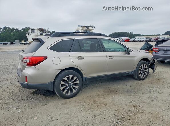 4S4BSENC7H3341727 2017 SUBARU OUTBACK Золотой Задняя правая четверть