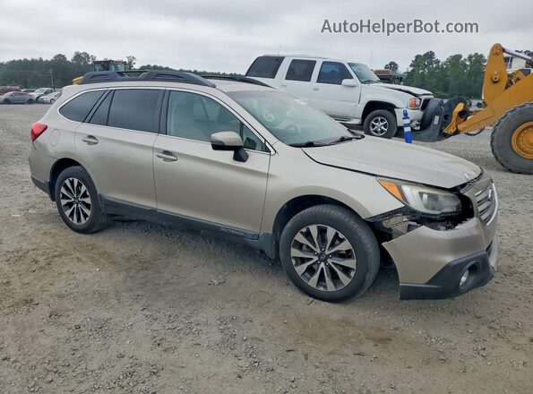 4S4BSENC7H3341727 2017 SUBARU OUTBACK Золотой Передняя правая четверть
