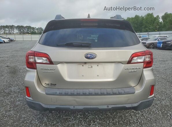 4S4BSENC7H3341727 2017 SUBARU OUTBACK Золотой Вид сзади