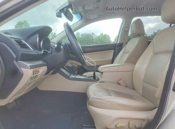 4S4BSENC7H3341727 2017 SUBARU OUTBACK Золотой Вид салона спереди