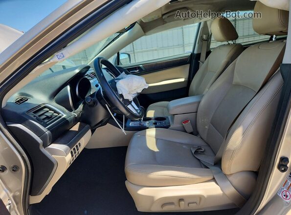 4S4BSENC7H3401392 2017 SUBARU OUTBACK Silver Вид салону спереду