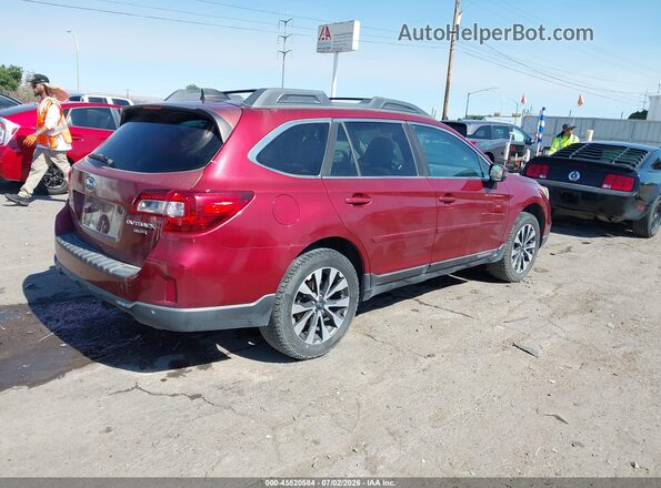 4S4BSENC7H3413073 2017 SUBARU OUTBACK Red Հետևի աջ