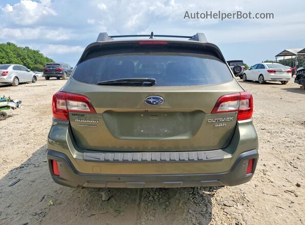 4S4BSENC7J3242010 2018 SUBARU OUTBACK Green Հետևի տեսք