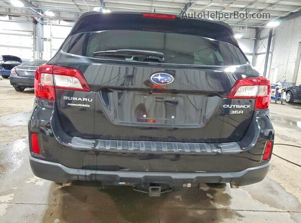 4S4BSENC8G3288602 2016 SUBARU OUTBACK Black Հետևի տեսք