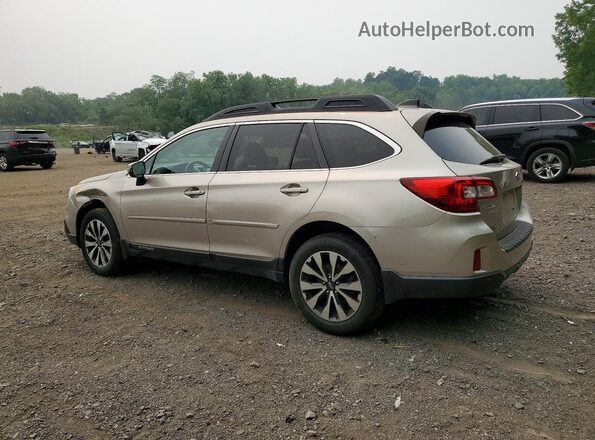4S4BSENC8H3237957 2017 SUBARU OUTBACK Gold უკანა მარცხენა