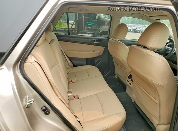4S4BSENC8H3237957 2017 SUBARU OUTBACK Gold უკანა სავარძლების ხედი
