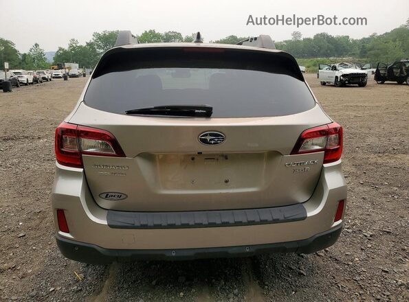 4S4BSENC8H3237957 2017 SUBARU OUTBACK Gold უკანა ხედი