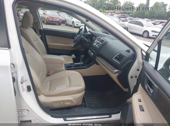 4S4BSENC8H3287760 2017 SUBARU OUTBACK White წინა სალონის ხედი