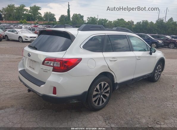 4S4BSENC8H3287760 2017 SUBARU OUTBACK White უკანა მარჯვენა