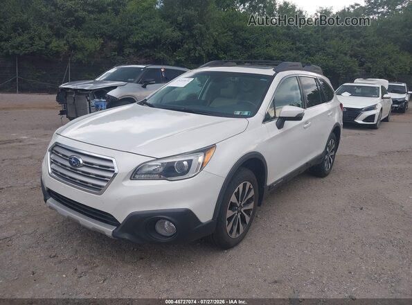 4S4BSENC8H3287760 2017 SUBARU OUTBACK White წინა მარცხენა ხედი სამი მეოთხედიდან