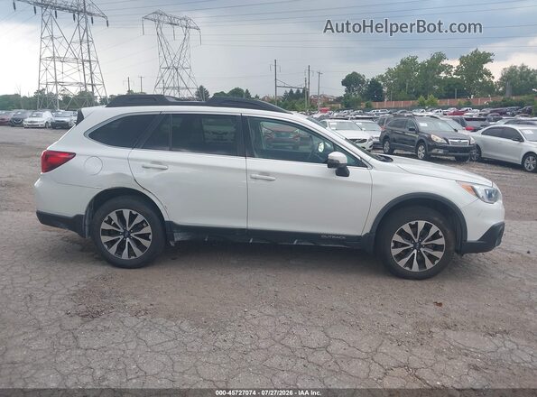 4S4BSENC8H3287760 2017 SUBARU OUTBACK White უკანა სალონის ხედი
