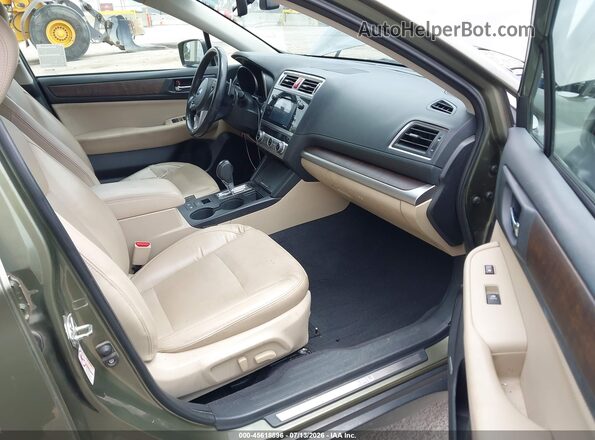 4S4BSENC8H3304265 2017 SUBARU OUTBACK Green Widok wnętrza z przodu