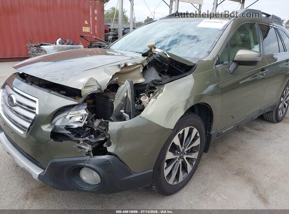 4S4BSENC8H3304265 2017 SUBARU OUTBACK Green Widok z przodu