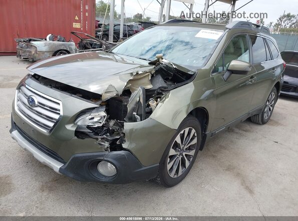 4S4BSENC8H3304265 2017 SUBARU OUTBACK Green Przód lewy